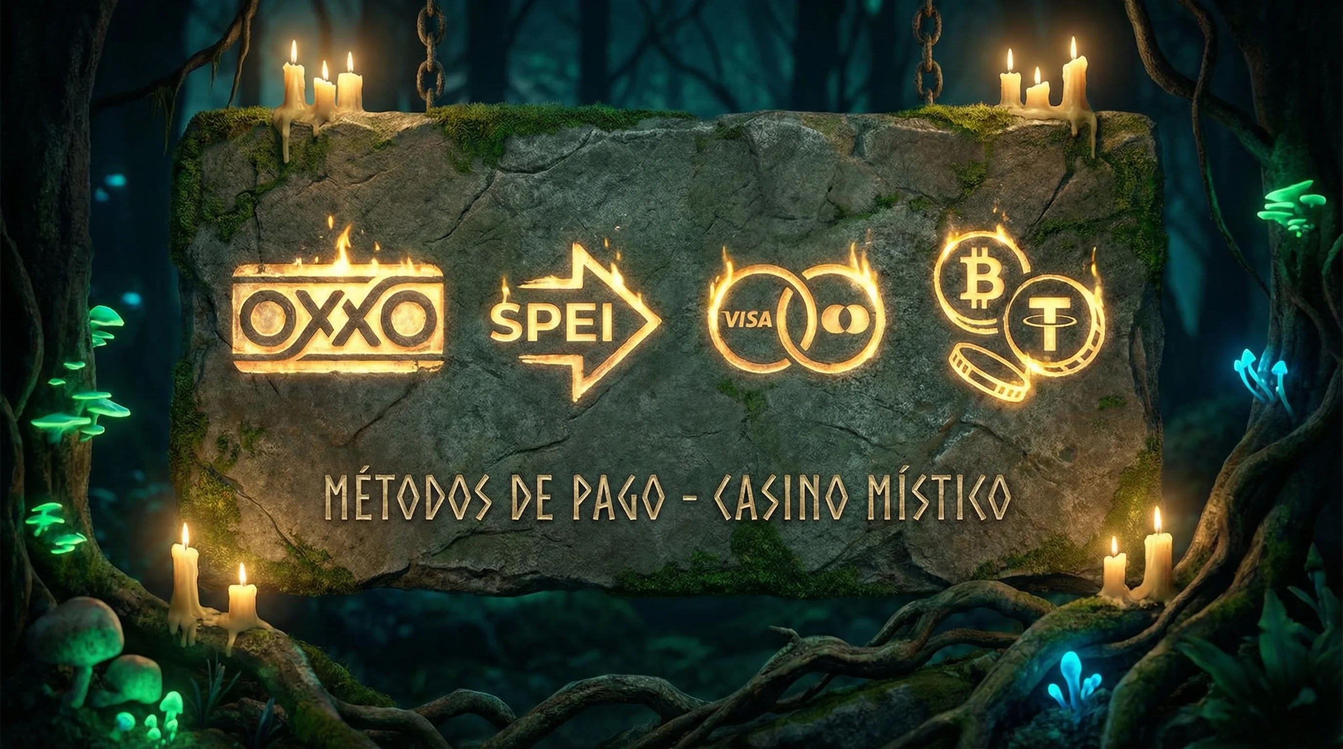 Métodos de pago OXXO SPEI Visa Bitcoin National Casino